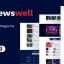 قالب HTML وبلاگ و مجله خبری Newswell